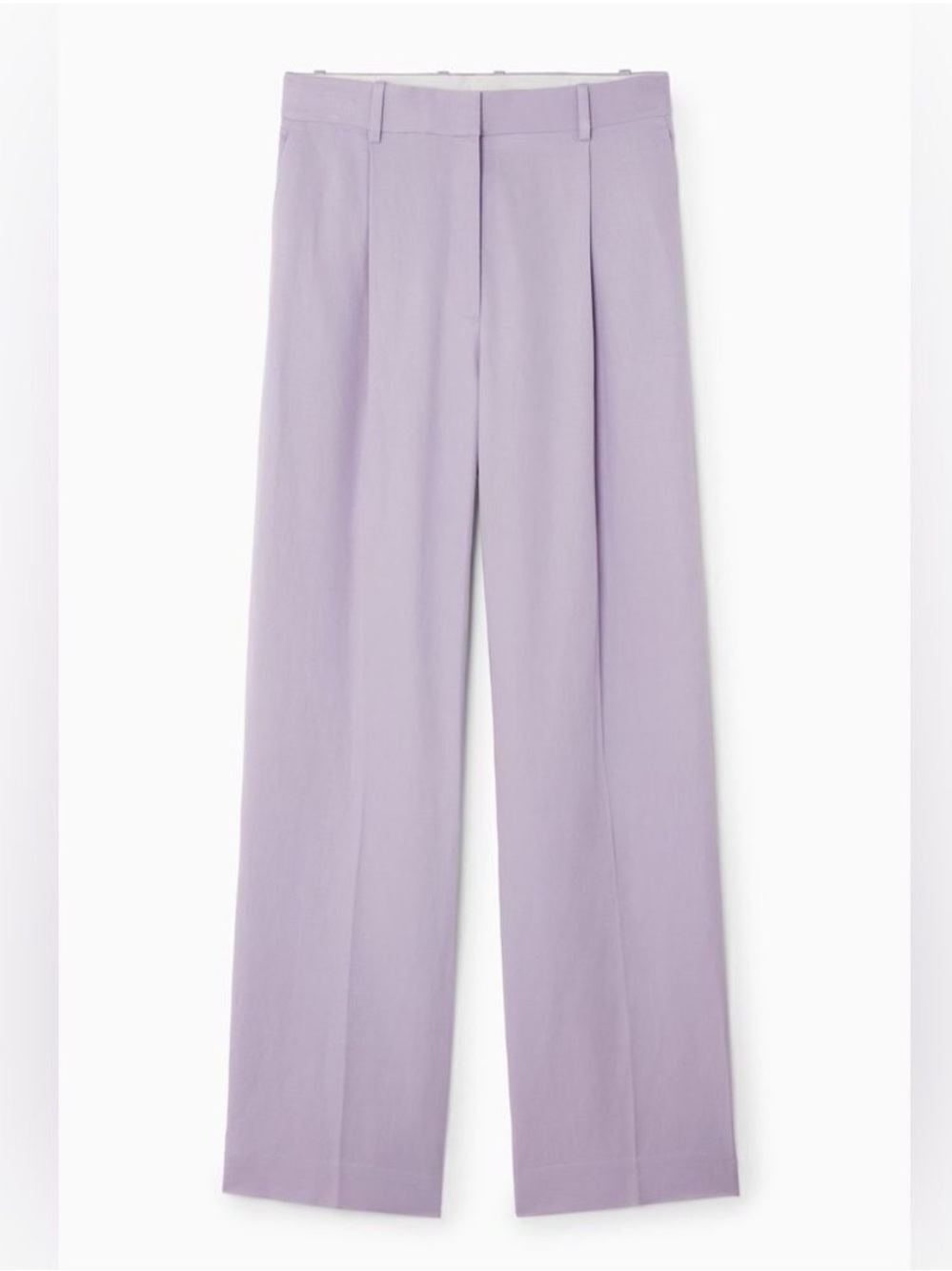 Cos lavender lilac purple linen pants size 8